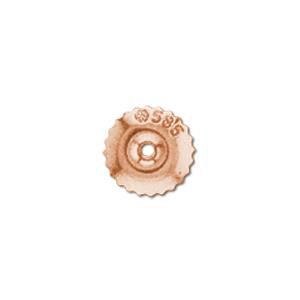 ITI NYC Threaded (Screw) Post and Back Set (6 x 4 mm) (Post: 7/16" x .041")