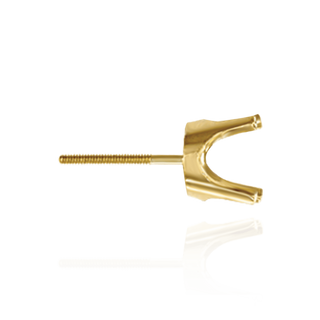 14K Gold, 18K Gold, Platinum ITI NYC Round Four Prong Quality Weight Earrings