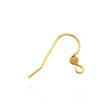 ITI NYC Shepherd Hook with 3 mm Stardust Bead (21 x 8 mm)