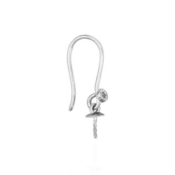ITI NYC Accented Shepherd Hook with 4 mm Cup (23 x 9 mm)