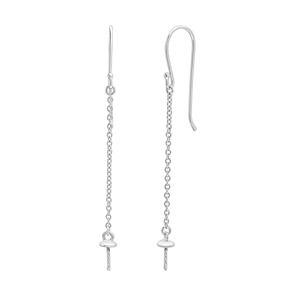 ITI NYC U Threader Earring with 3.8 mm Cup (48 x 8.6 mm)