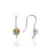 ITI NYC Ear Wires (.027" with 4mm CZ Included)