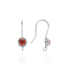 ITI NYC Ear Wires (.027" with 4mm CZ Included)