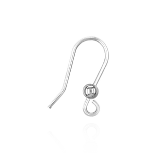 ITI NYC Shepherd Hook with 3 mm Bead (15 x 10 mm)