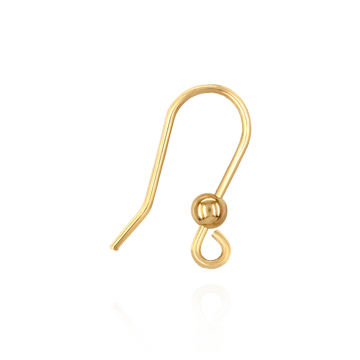 ITI NYC Shepherd Hook with 3 mm Bead (15 x 10 mm)