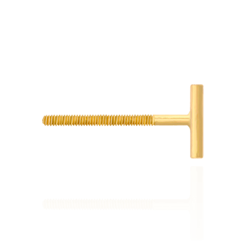 ITI NYC Threaded (Screw) Ear Post with Bar (.034" x 7/16")
