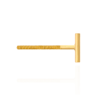 ITI NYC Threaded (Screw) Ear Post with Bar (.034" x 7/16")