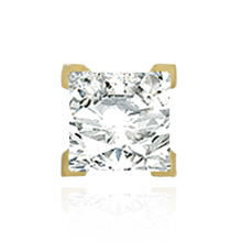 Load image into Gallery viewer, 14K Gold ITI NYC Square V-End Filigree Earrings
