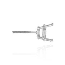 Load image into Gallery viewer, ITI NYC Round Four Prong Standard Weight Basket Earrings with Screw Post

