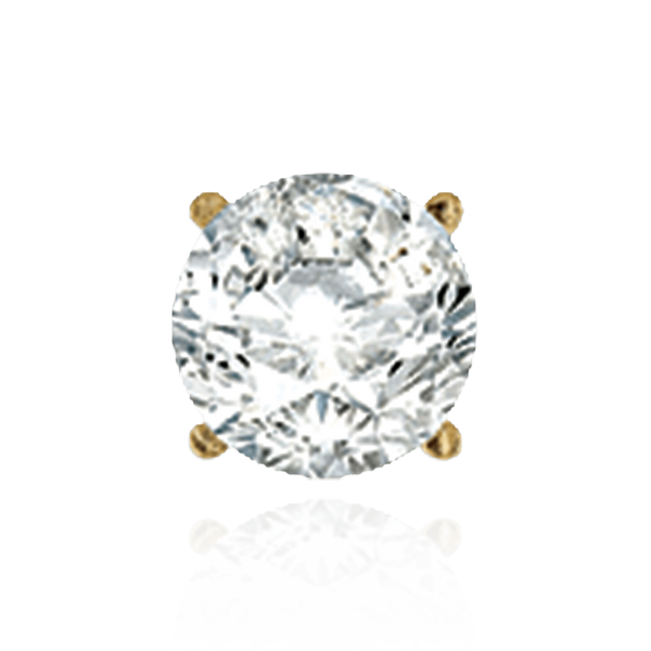 14K Gold ITI NYC Round Four Prong Martini Earrings