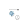 Round Bezel Earrings with Bearing (Metal Mold)