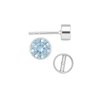 Round Bezel Earrings with Bearing (Metal Mold)