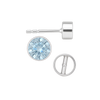 Round Bezel Earrings with Bearing (Metal Mold)