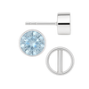 Round Bezel Earrings with Bearing (Metal Mold)