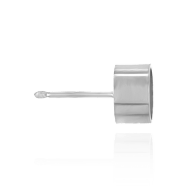 ITI NYC Round Bezel Earrings with Bearing (Metal Mold)