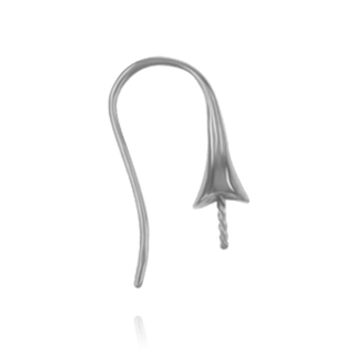 ITI NYC Shepherd Hook with 6 mm Cup (23 x 10 mm) (Pearl Not Included)