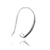 ITI NYC Shepherd Hook with 6 mm Pearl Cup and Diamonds (19 x 12 mm) (Pearl Not Included)