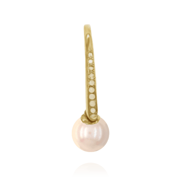ITI NYC Shepherd Hook with 6 mm Pearl Cup (19 x 12 mm)