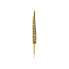 ITI NYC Shepherd Hook with 6 mm Pearl Cup and Diamonds (19 x 12 mm) (Pearl Not Included)
