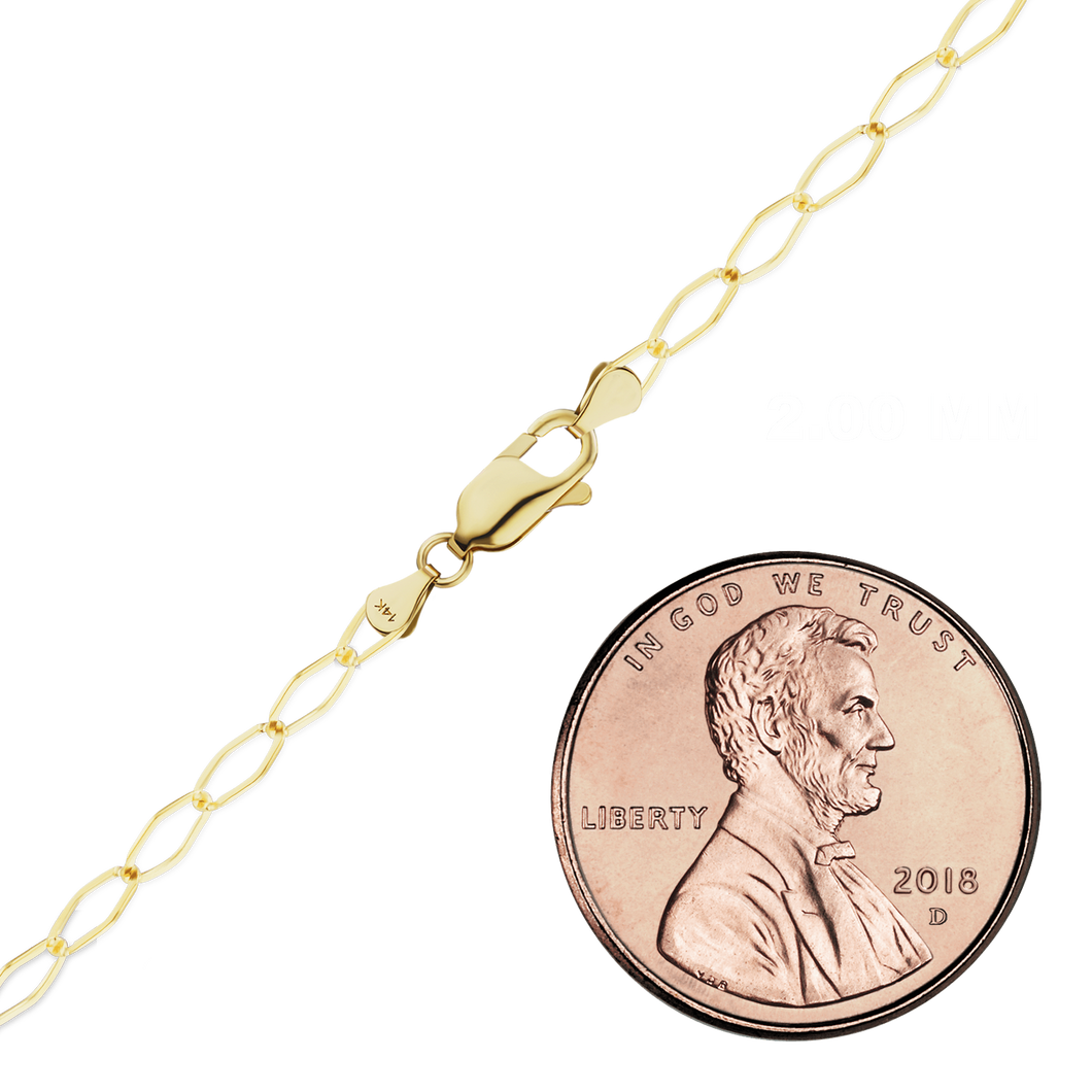 Finished Extension Bracelet in 14K Yellow Gold