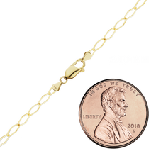 Load image into Gallery viewer, Finished Extension Anklet in 14K Yellow Gold
