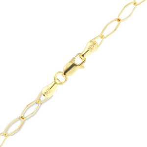 Finished Extension Anklet in 14K Yellow Gold