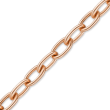 Load image into Gallery viewer, Bulk / Spooled Elongated Cable Chain in 14K Rose Gold (1.10 mm)
