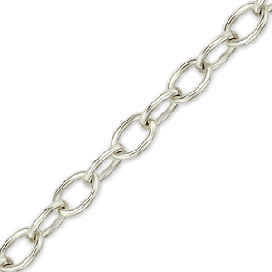 Bulk / Spooled Elongated Cable Chain in Brass (3.00 mm)