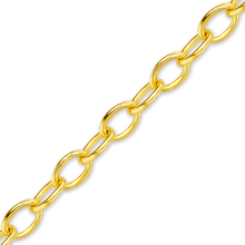 Load image into Gallery viewer, Bulk / Spooled Elongated Cable Chain in Brass (2.00 mm)
