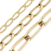 Bulk / Spooled Elongated Flat Curb Chain in 14K Gold-Filled (2.90 mm - 5.10 mm)