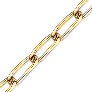 Bulk / Spooled Elongated Curb Chain in 14K Gold-Filled (2.90 mm - 5.10 mm)