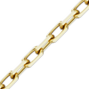 Bulk / Spooled Elongated Diamond Cut Cable Chain in 14K & 18K Yellow Gold (1.00 mm - 5.10 mm)