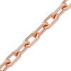 Bulk / Spooled Elongated Diamond Cut Cable Chain in 14K Rose Gold (1.00 mm - 2.60 mm)