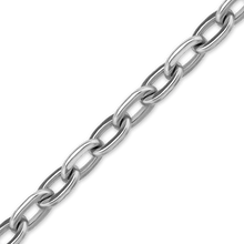 Load image into Gallery viewer, Bulk / Spooled Elongated Flat Cable Chain in 14K White Gold (1.20 mm)
