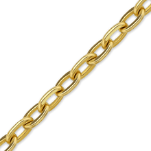 Load image into Gallery viewer, Bulk / Spooled Elongated Flat Cable Chain in 14K Yellow Gold (0.80 mm - 1.20 mm)
