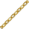 Bulk / Spooled Elongated Flat Cable Chain in 14K Yellow Gold (0.80 mm - 1.20 mm)