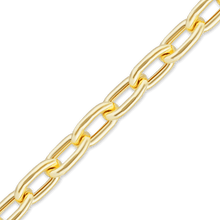 Load image into Gallery viewer, Bulk / Spooled Elongated Hollow Cable Chain in 14K &amp; 18K Yellow Gold (1.00 mm - 5.80 mm)
