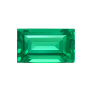 Baguette Emerald - May Birthstones