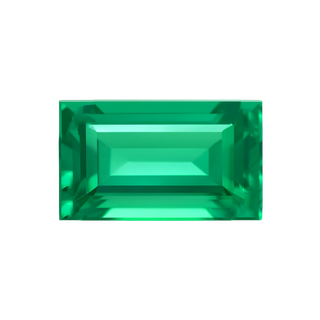 Baguette Emerald - May Birthstones