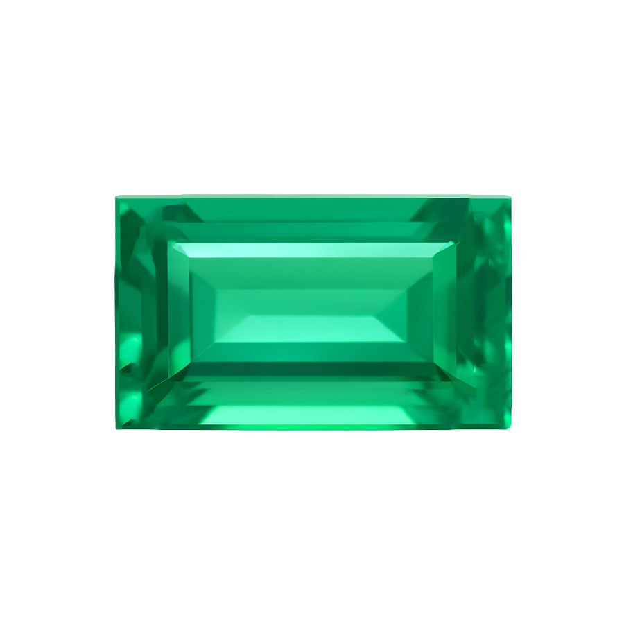 Baguette Emerald - May Birthstones