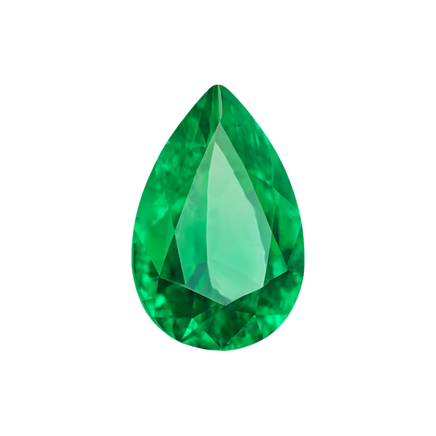 Pear Shape Emerald - May Birthstones
