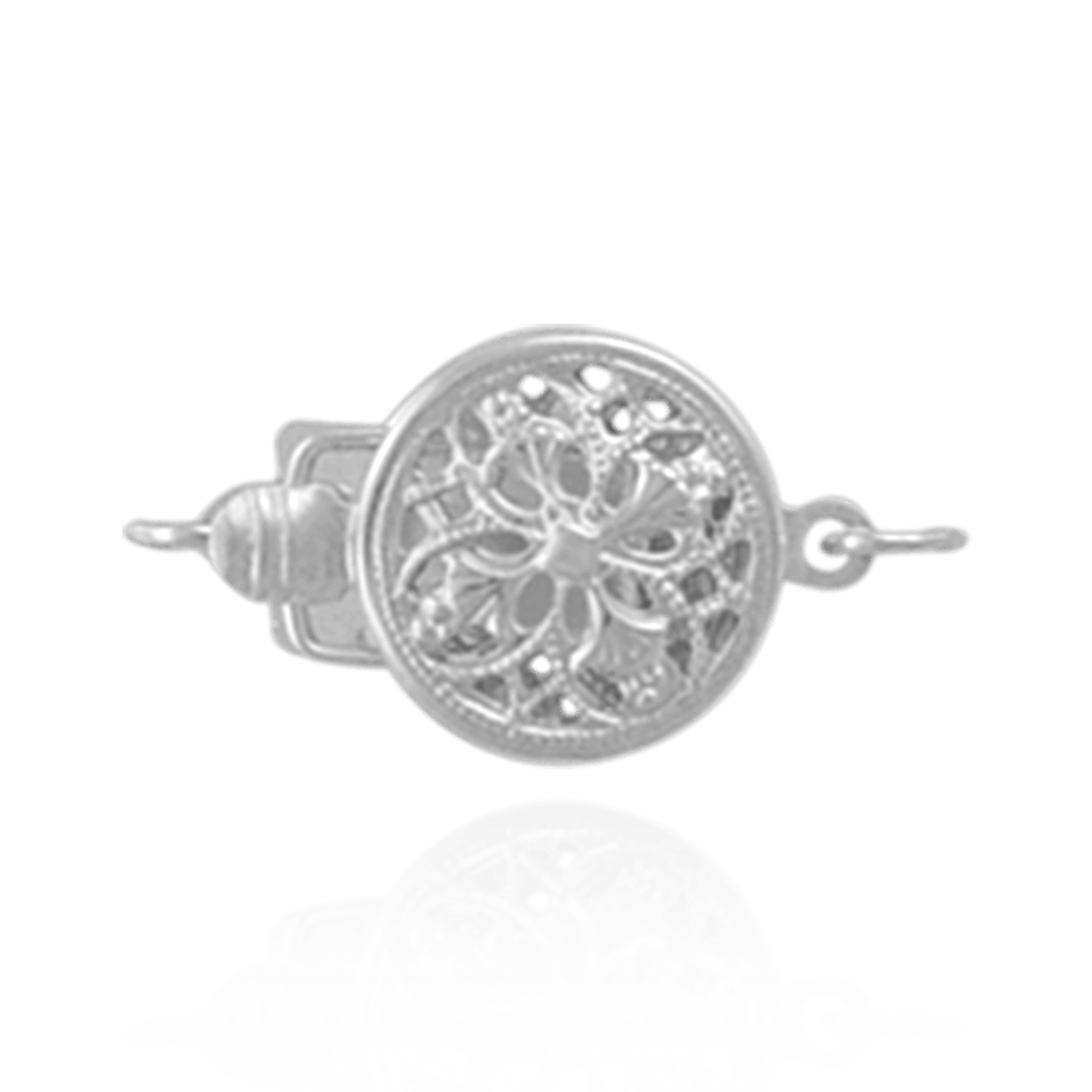 ITI NYC Round Filigree Pearl Clasp (9 mm)