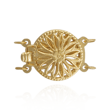 Load image into Gallery viewer, ITI NYC Round Filigree Flower Pearl Clasp (13 mm)
