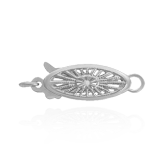 ITI NYC Fish Hook Pearl Clasp with Filigree (13 mm)