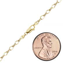 Load image into Gallery viewer, Frederick Douglass Blvd. Figure Eight Necklace in 14K Yellow Gold
