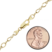 Load image into Gallery viewer, Frederick Douglass Blvd. Figure Eight Anklet in 14K Yellow Gold
