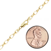 Frederick Douglass Blvd. Figure Eight Necklace in 14K Yellow Gold