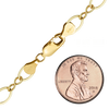 Finished Figure Eight Anklet in 14K Gold-Filled