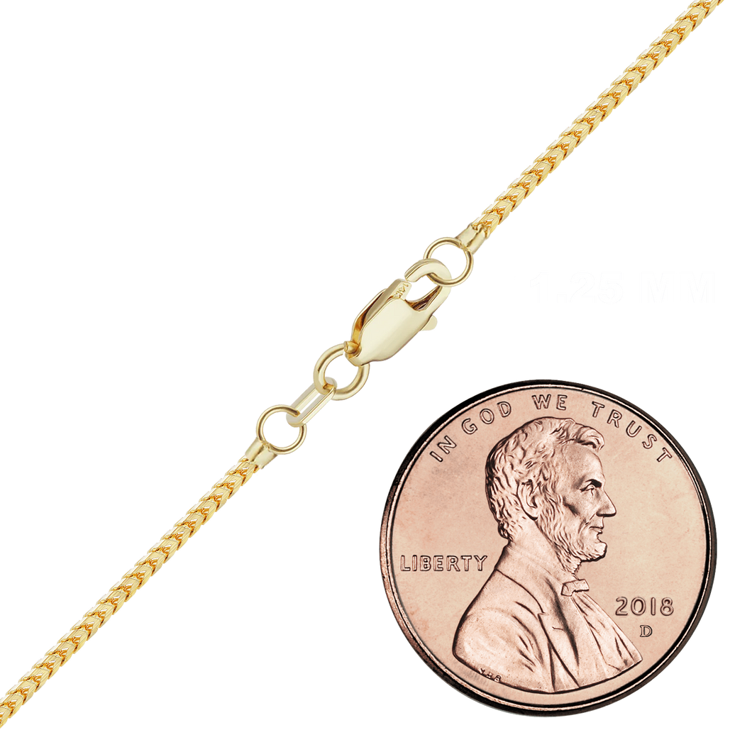 Flatiron Franco Anklet in 14K Yellow Gold