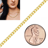 Bulk / Spooled Franco Foxtail Chain in 14K Yellow Gold (1.25 mm - 3.20 mm)